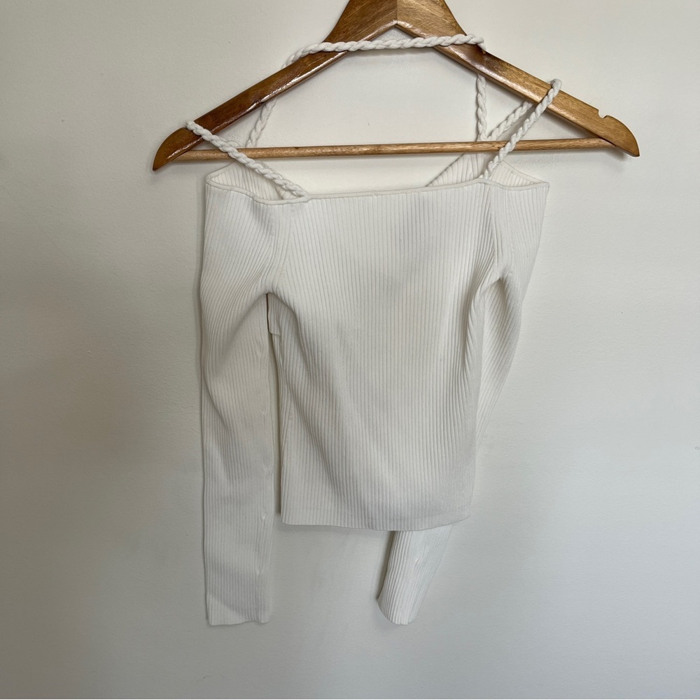 Altuzarra Odin cut-out ribbed-knit sweater in White Size Small Originally $870 - Picture 10 of 10